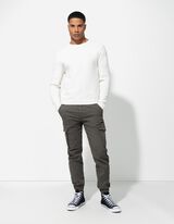 Cargobroek - Opgestikte zakken - groen