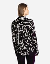 Camicia blusata - Viscosa - nero