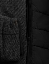 Cappotto - Effetto lana - Grigio scuro
