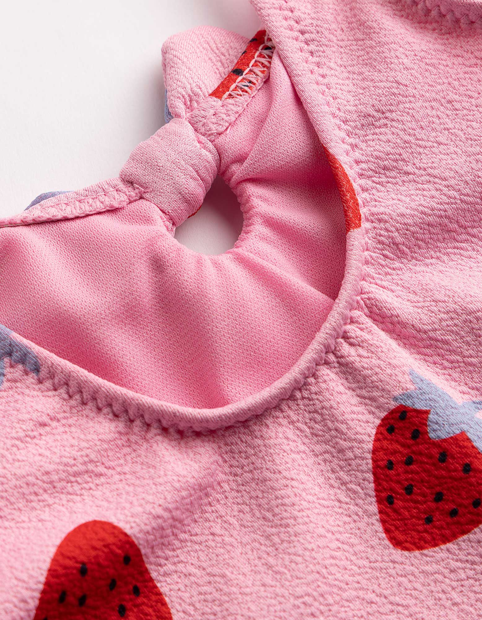 Badeanzug - Allover-Print - pink