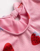 Badeanzug - Allover-Print - pink