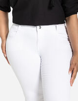 Caprihose - Coloured-Denim