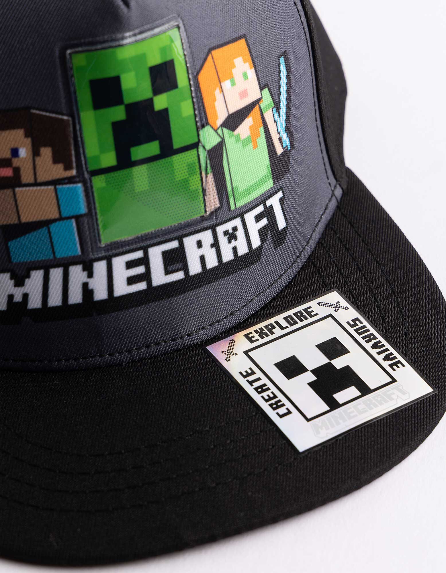 Beisbolo kepurė - Minecraft - juoda