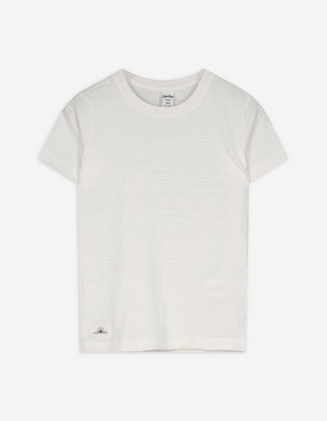 T-Shirt - einfarbig - weiß