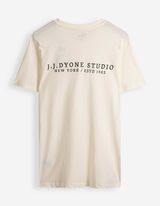 T-Shirt - einfarbig - Off-White