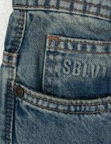 Džíny - seprané - modra