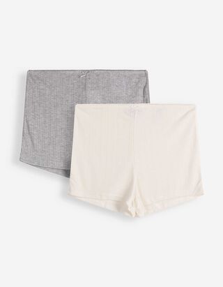 Pyjamashorts - Pointelle