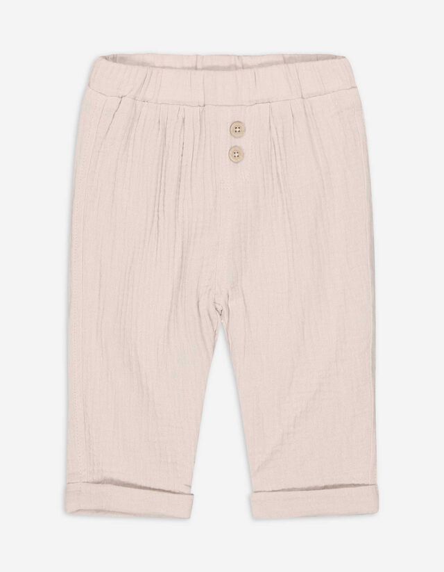 Pantaloni da jogging - Mussola - beige