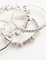 Ring - 5er-Pack - Silber