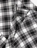 Nabrano krilo - Dvojna guba - crna