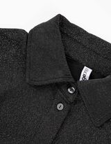 Srajčna bluza - Lurex - crna