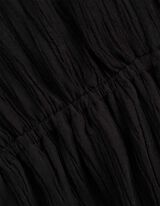 A-vonalú ruha - V-kivágás - fekete