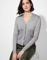 Vesta - Našiveni džepovi - siva