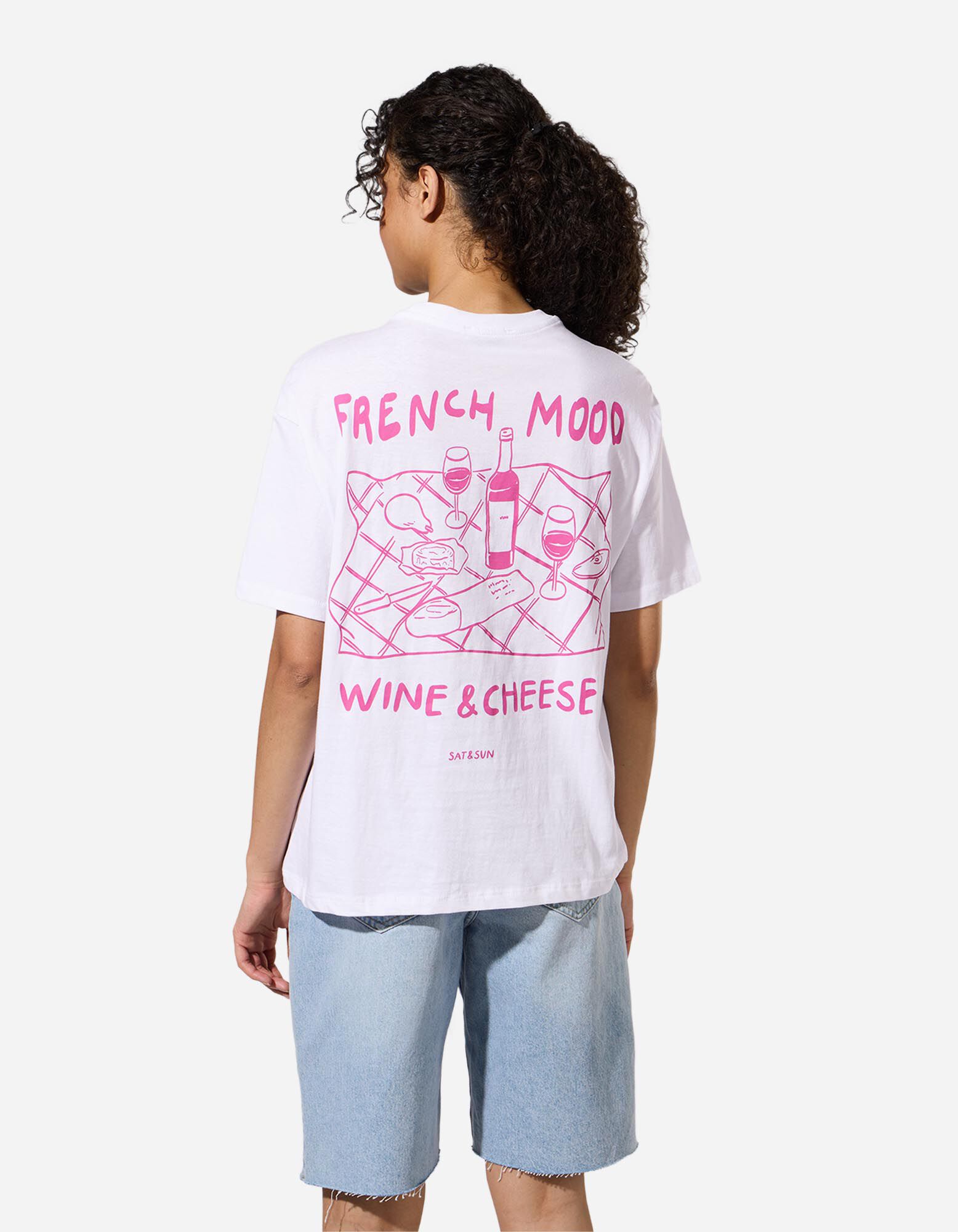 T-shirt - Print - wit