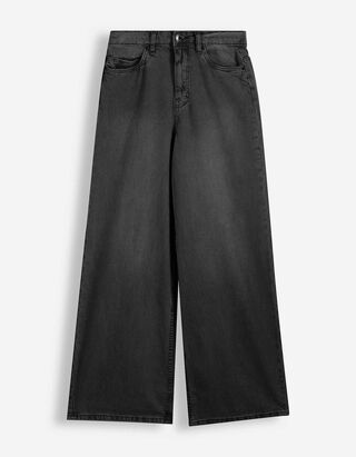 Jeans - Wide Fit - Grau