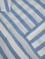 Blusa - Taschina sul petto - blu scuro