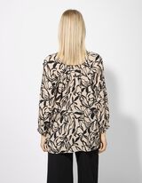 Halenka - Potisk po celé ploše - béžová