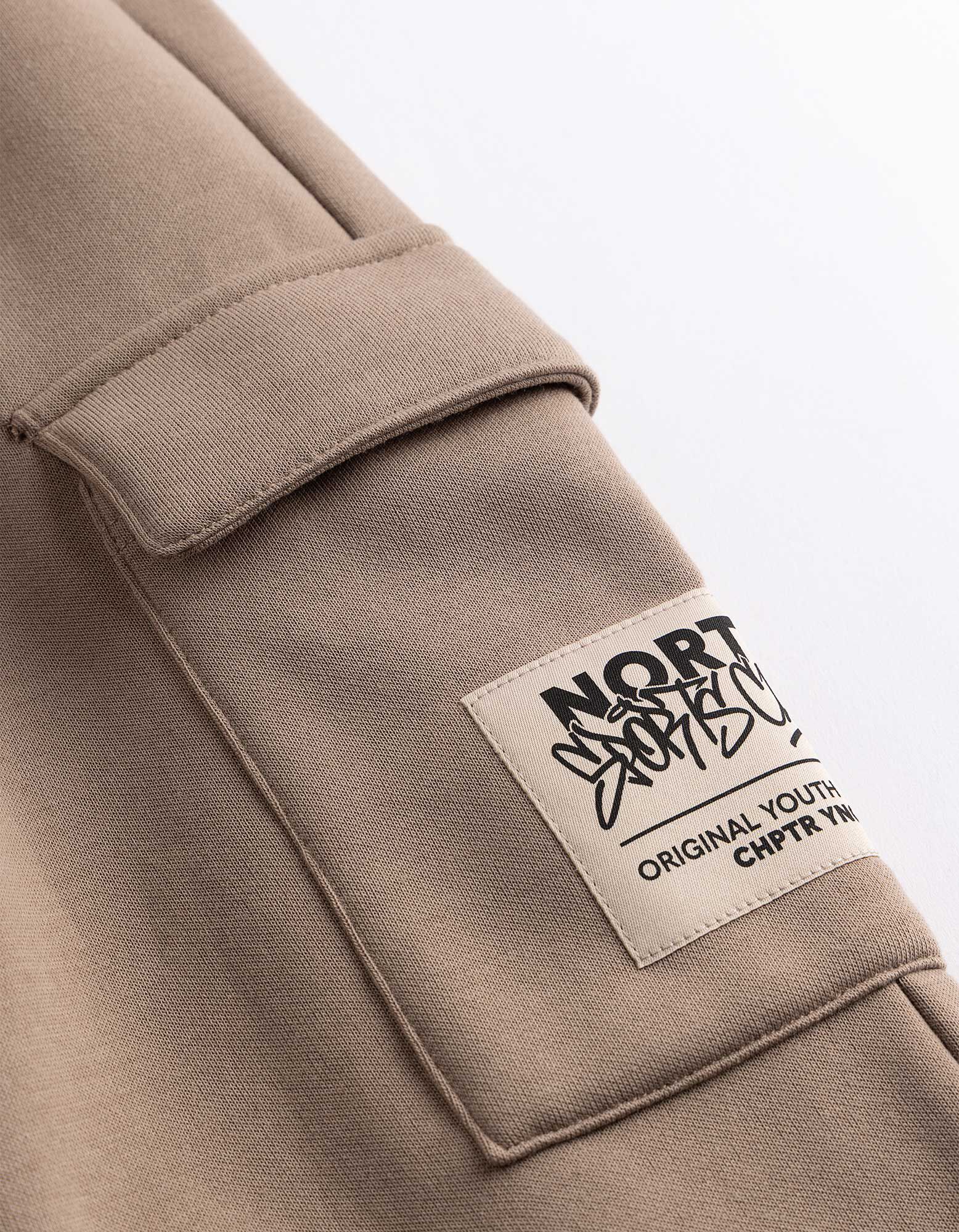 Cargohose - Sweat - Taupe