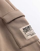Cargohose - Sweat - Taupe