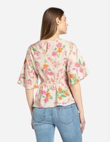 Bluza - LENZING&trade; ECOVERO&trade; - bela