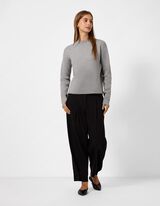 Pul&oacute;ver - Rol&aacute;kov&yacute; golier - seda