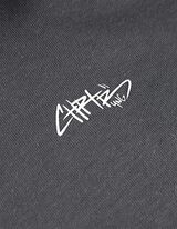 Mikina s kapucňou - Potlač v podobe správy - tmavoseda