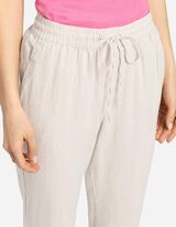 Jogpants - Leinen-Mix