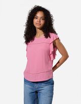 Blouseshirt - Viscose - Roze