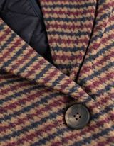 Mantel - Double-Layer-Look - beige