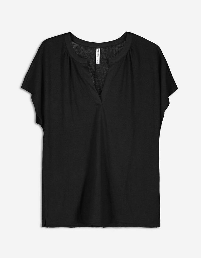 T-Shirt - Viskose-Anteil