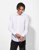 Hemd - b&uuml;gelleicht - wei&szlig;