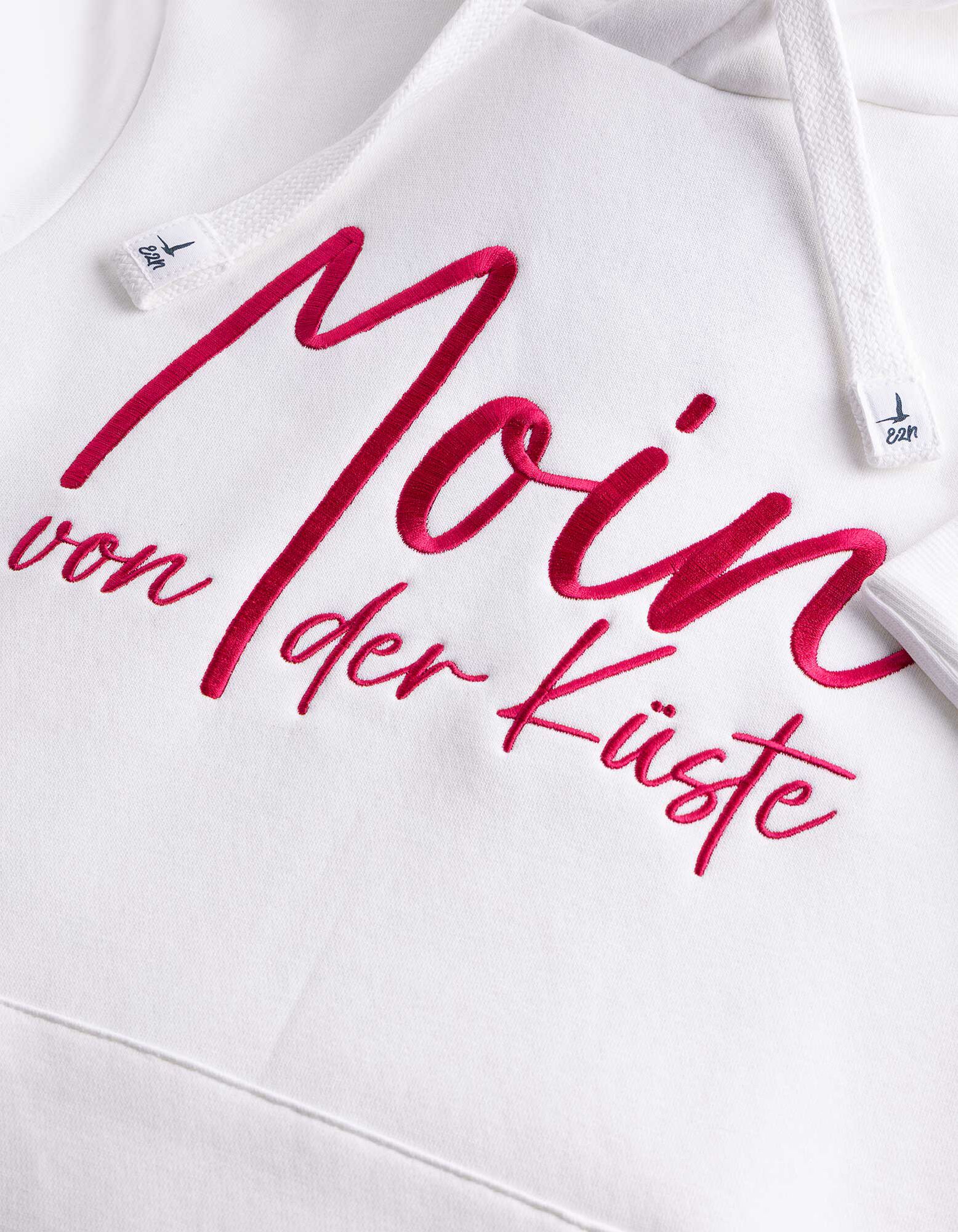 Hoodie - Print - Wei&szlig;
