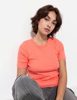 Mar&scaron;kinėliai - Mezginys stulpeliu - sviesiai raudonas