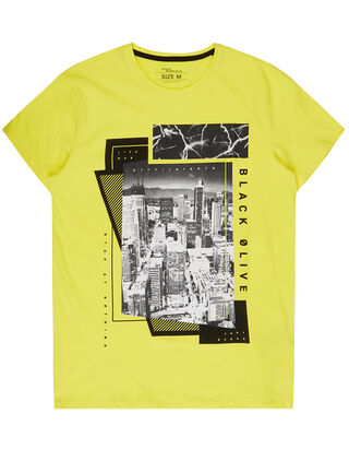 Herren T-Shirt mit Foto-Print