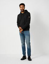 Bluză de trening - Broderie - Negru