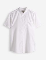 Hemd - Leinen-Mix - wei&szlig;