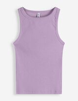 Zkr&aacute;cen&yacute; top - Žebrov&aacute;n&iacute; - lila