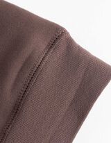 legginsy - jednokolorowy - brazowy