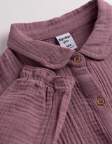 Ruha &eacute;s leggings szett - Muszlin - sotetlila