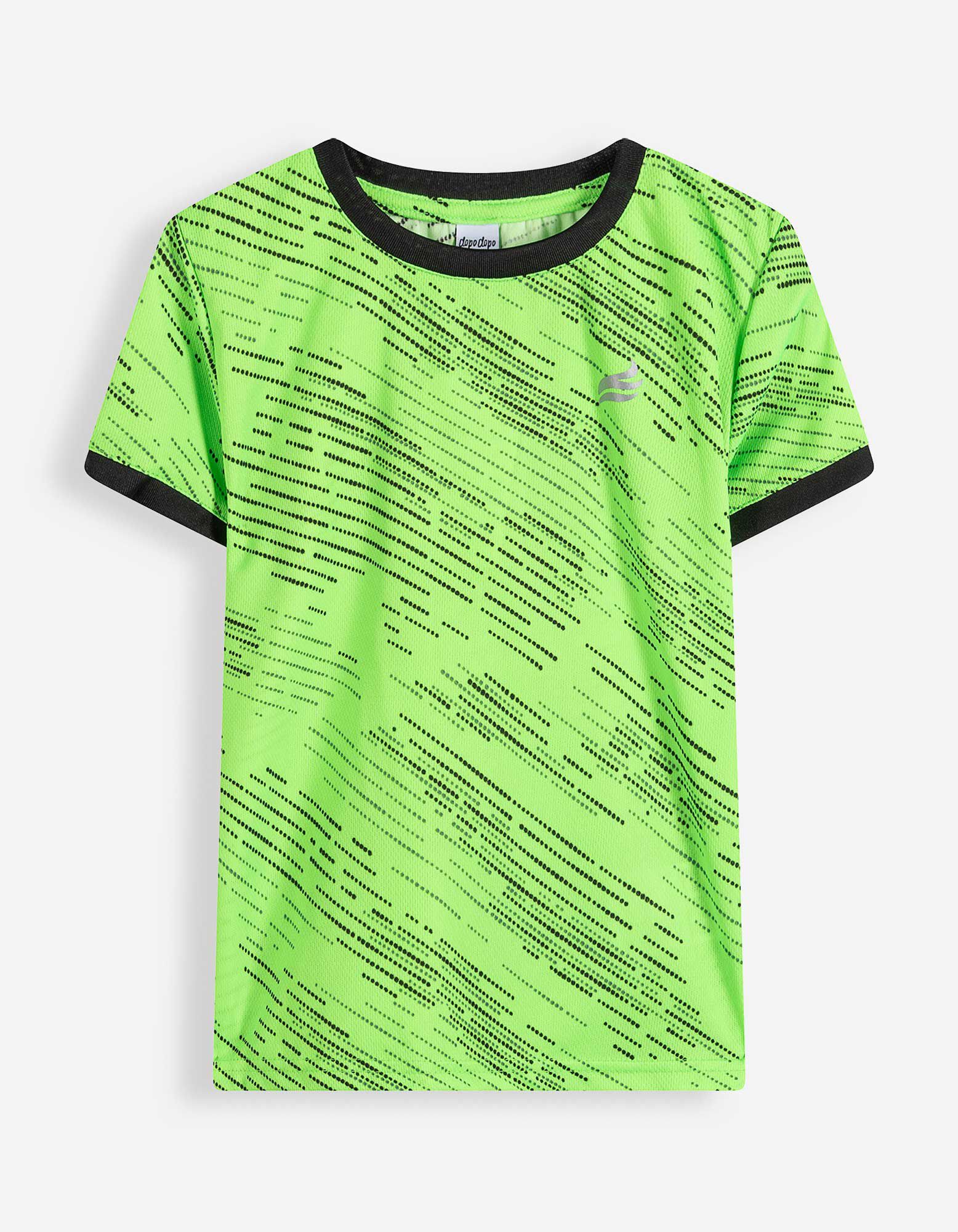 Souprava trička a kalhot - Potisk po cel&eacute; plo&scaron;e - Světle zelen&aacute;