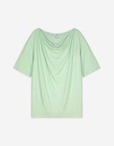 T-Shirt - Wasserfall-Ausschnitt