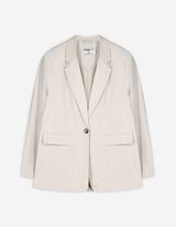 Blazer - Leinen-Mix