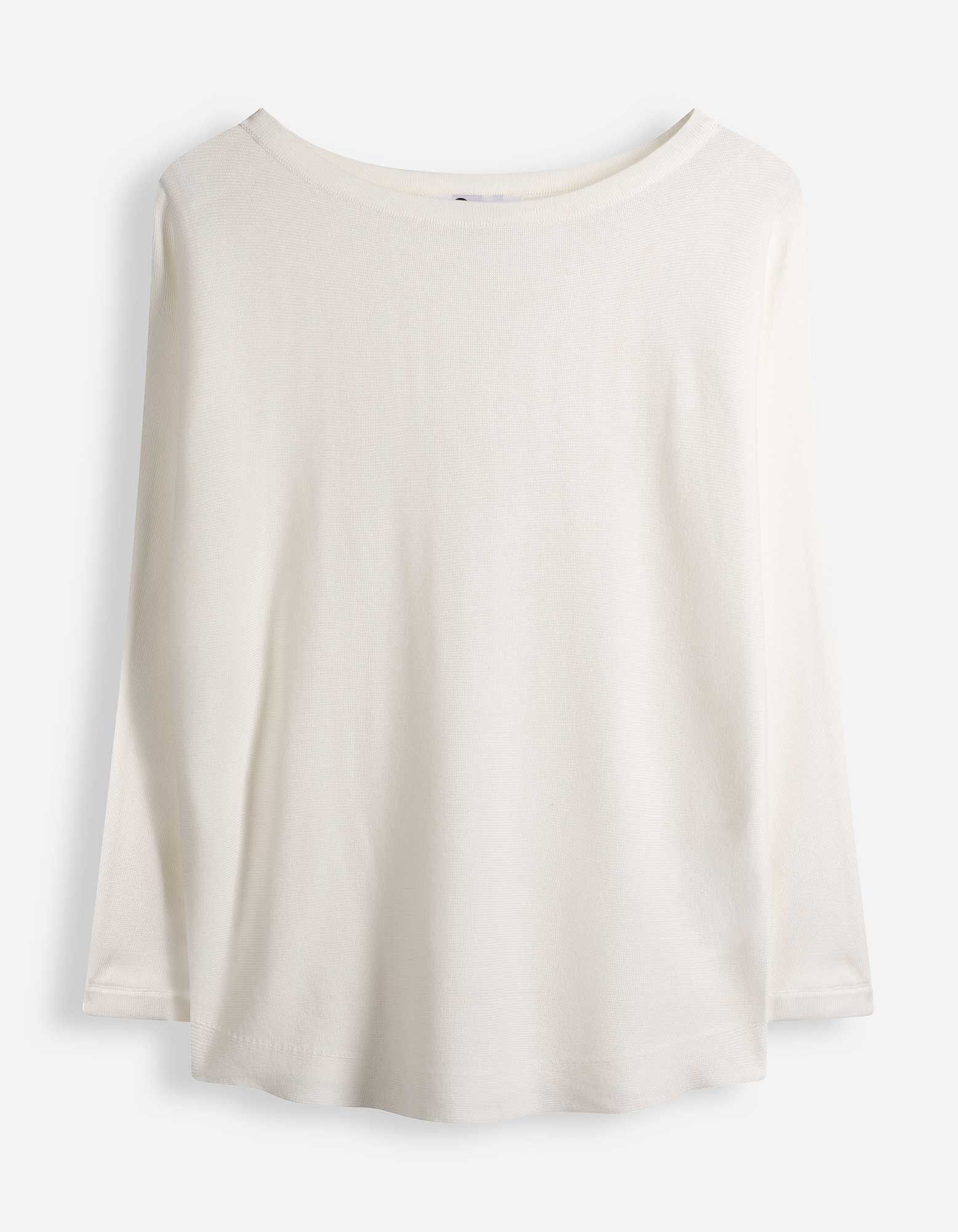 Strickpullover - Fledermaus&auml;rmel - Off-White
