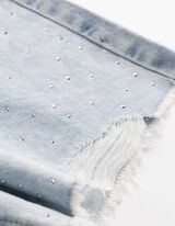 Bermuda  - Ziersteine - hellblau