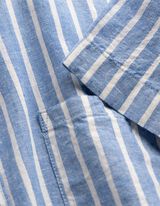 Hemd - Leinen-Mix - blau