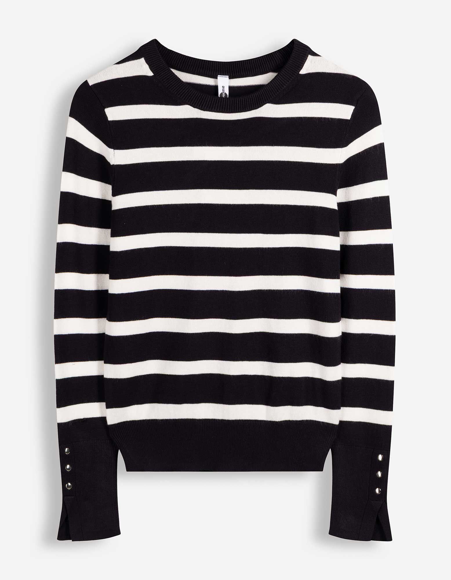 Strickpullover - Zierkn&ouml;pfe - Off-White