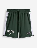 Shorts - Mesh - dunkelgr&uuml;n