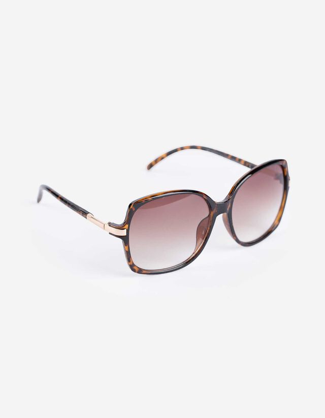 Sonnenbrille - hellbraun