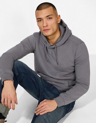 Sweat-shirt - Capuche - Gris fonc&eacute;