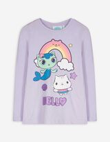 Langarmshirt - lila